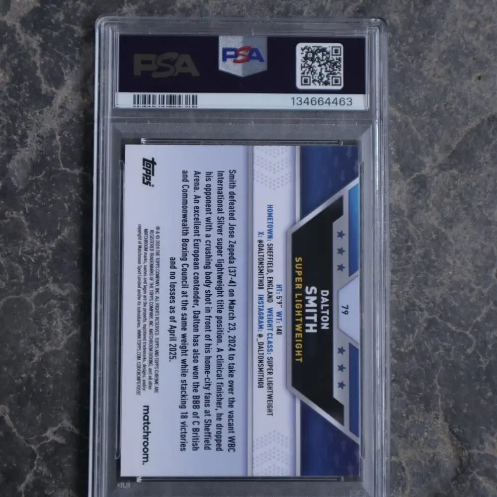 2024 Topps Chrome Boxing Dalton Smith Refractor /150 PSA 9 Mint Rookie